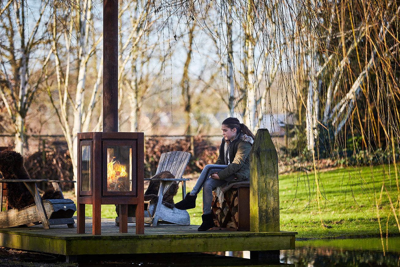 premium outdoor fireplace