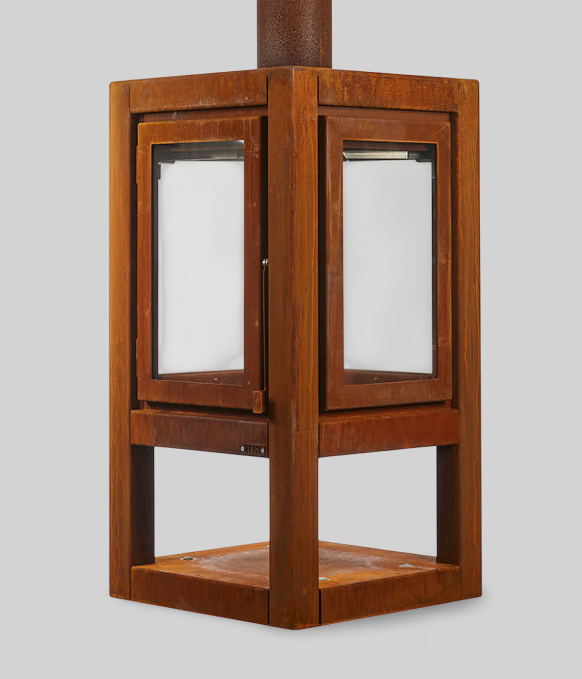 luxury patio fireplace