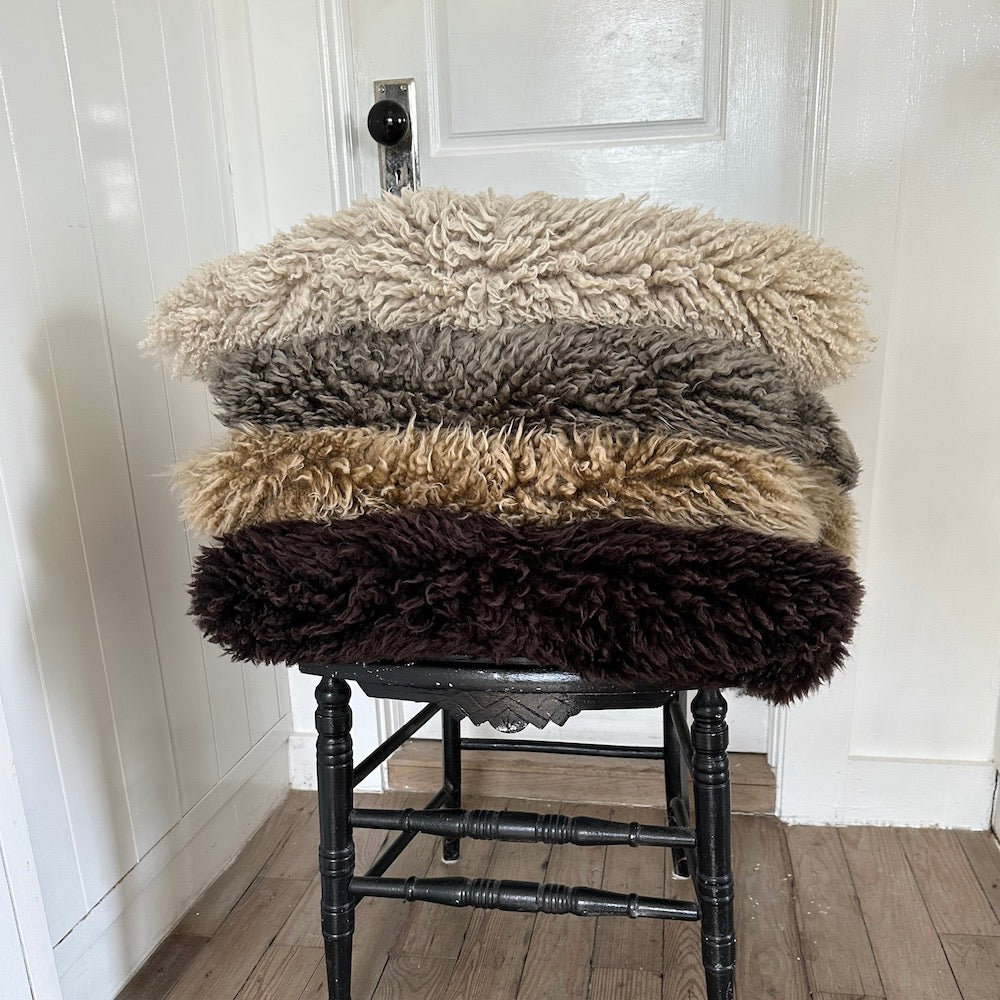 Longwool Curly Sheepskin Double Pelt - Bloomist