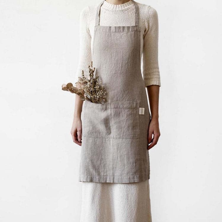 Washed Linen Apron - Bloomist