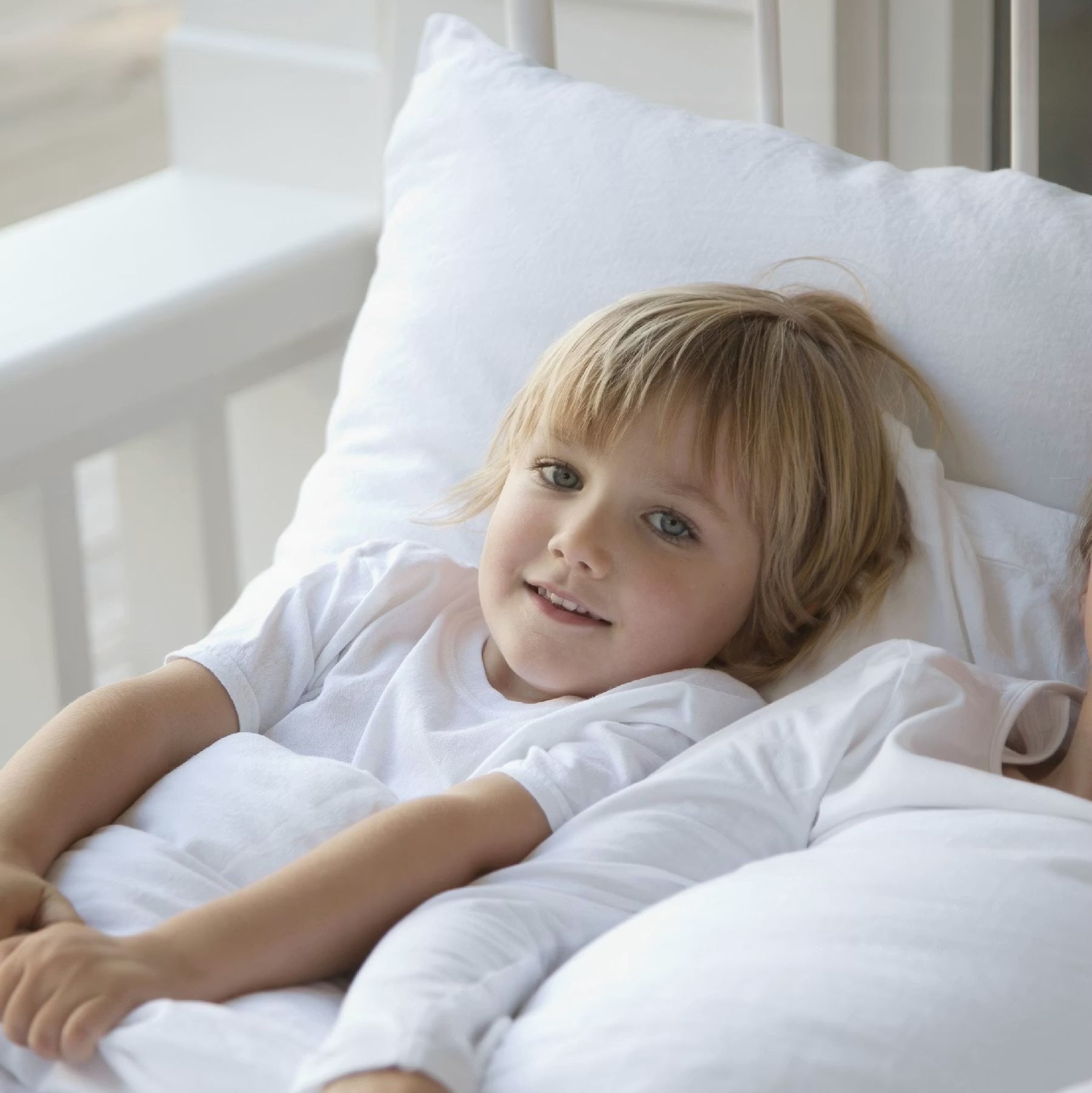 Linen pillow sham in white organic Belgian linen envelope closure
