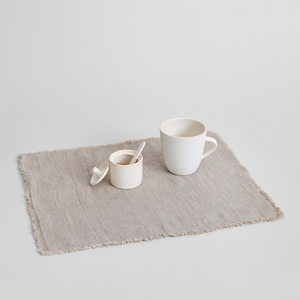 Fringed Linen Placemat - Bloomist