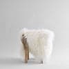 Icelandic Longwool Sheepskin Pelt, White - Bloomist