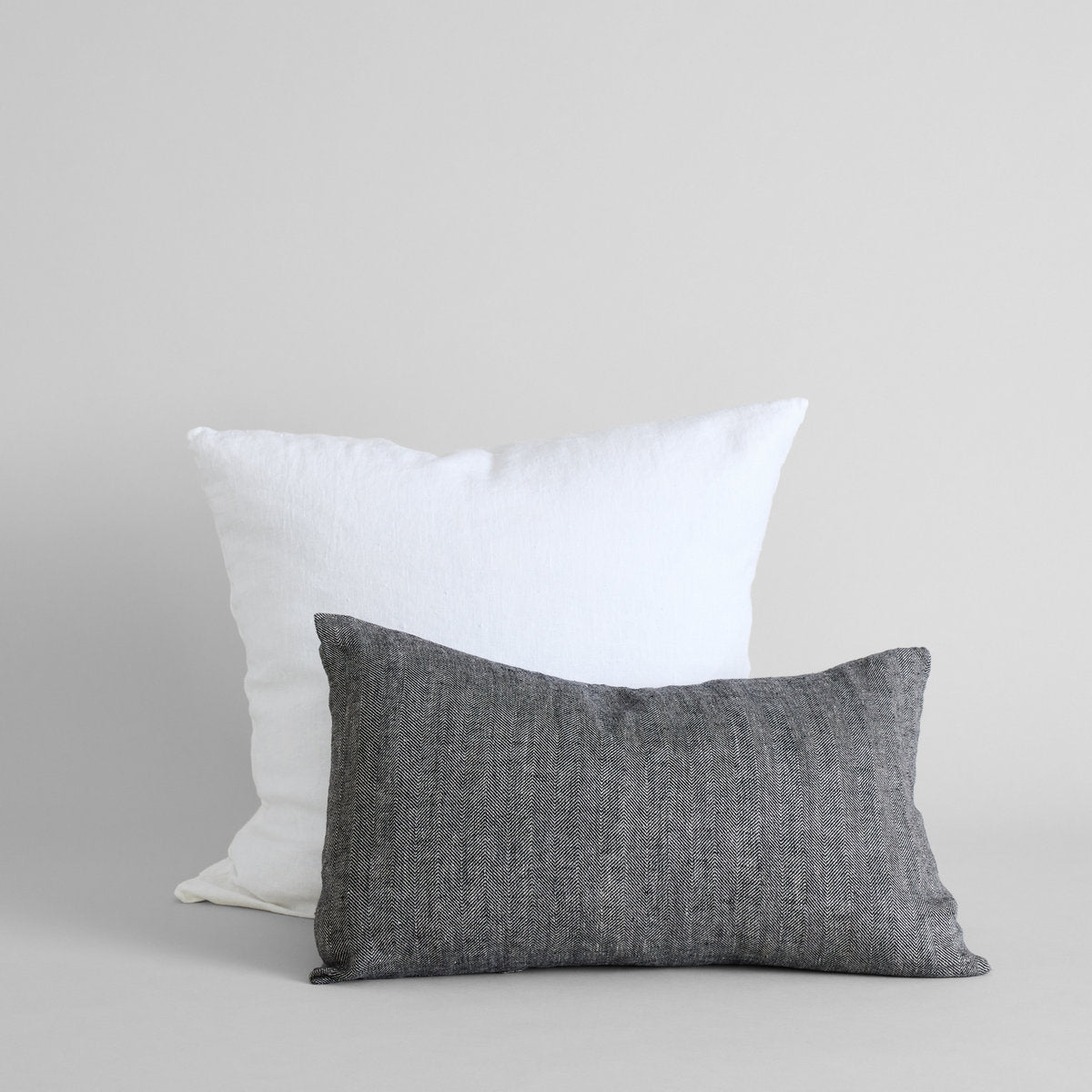Herringbone Linen Pillow - Thumbnail 3