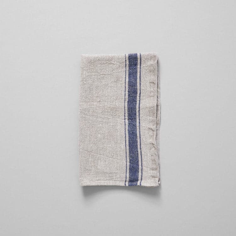 Vintage Stripe Linen Tea Towel