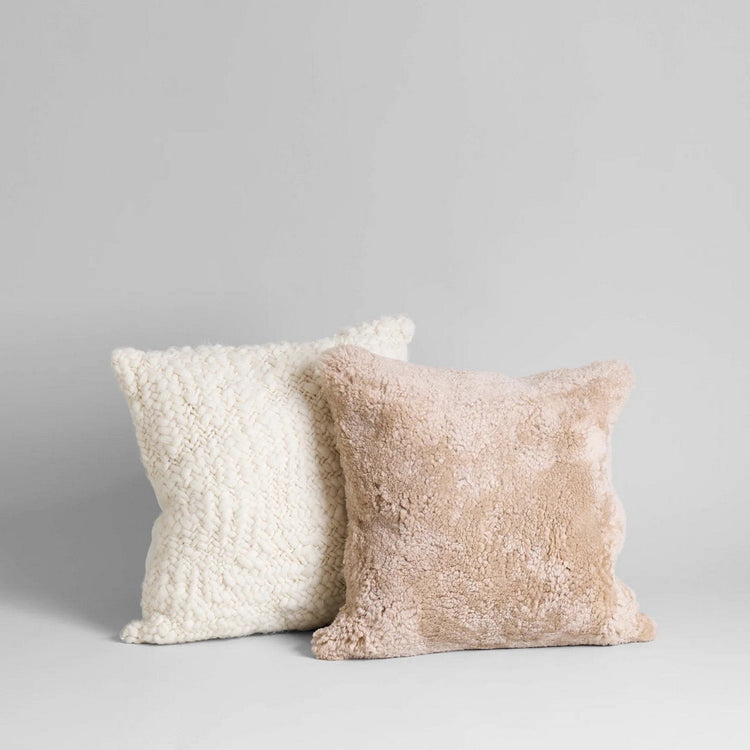 Curly Shearling Sheepskin Pillow, 20" x 20" - Bloomist
