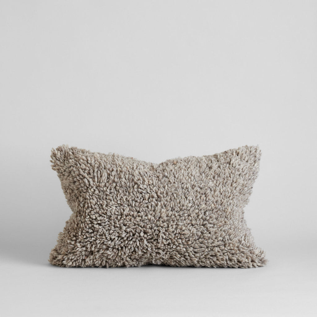 Handmade Wool Shag Pillow, 16x24 - Bloomist