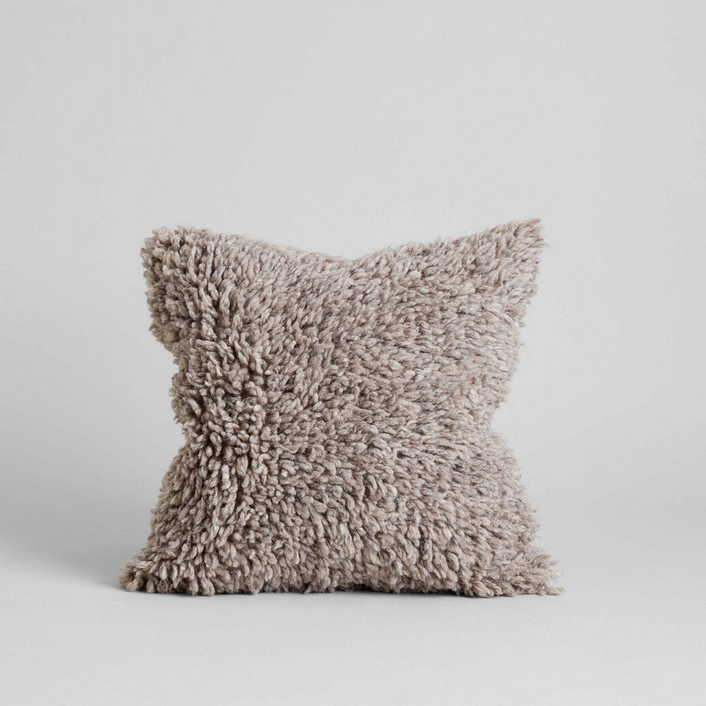 Handmade Wool Shag Pillow, 18x18 - Bloomist