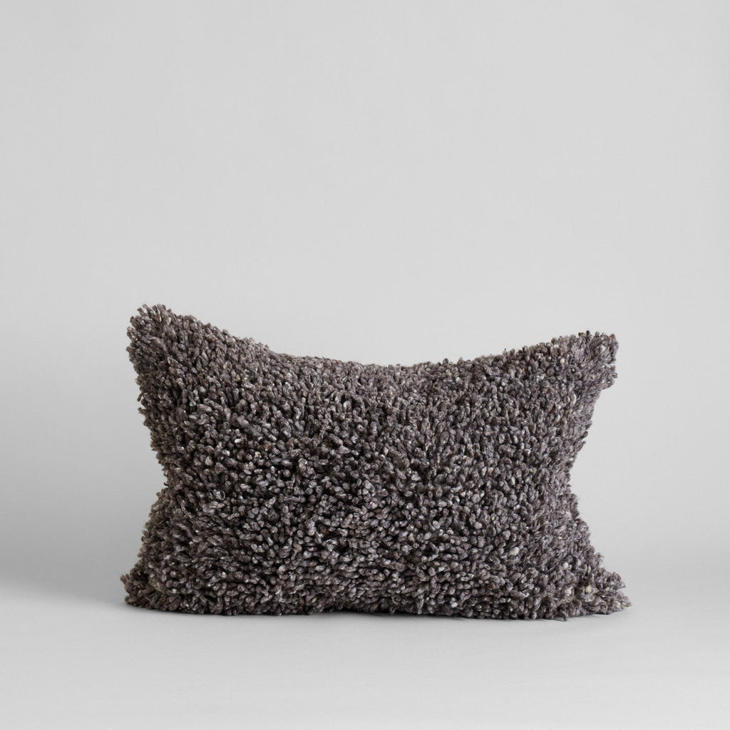 Handmade Wool Shag Pillow, 16x24 - Bloomist