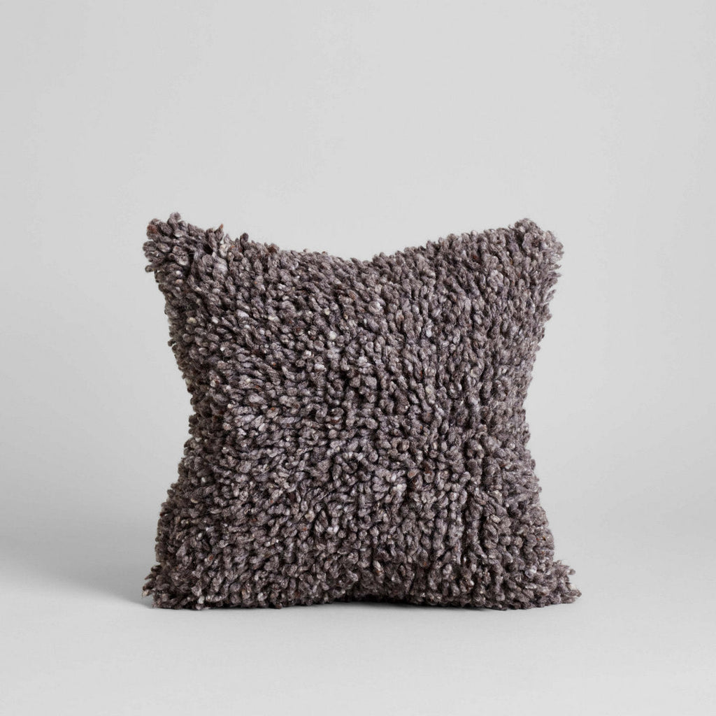 Handmade Wool Shag Pillow, 18x18 - Bloomist