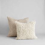Jodha Hand Block Printed Linen Pillow Cover, 22x22 - Bloomist