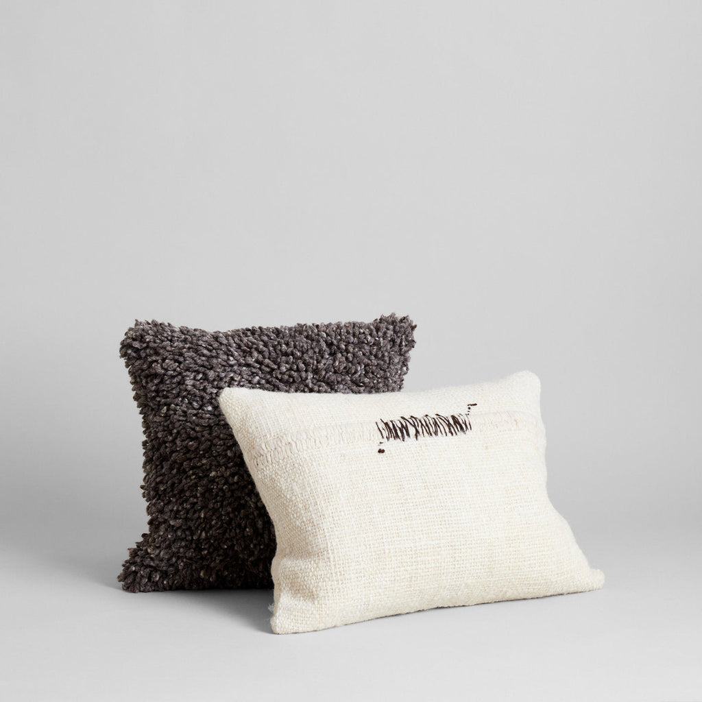 Wool Scribble Pillow, 15" x 24" - Bloomist