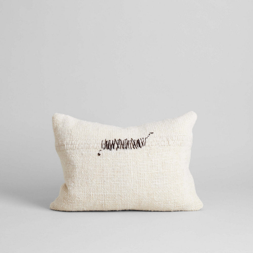 Wool Scribble Pillow, 15" x 24" - Bloomist