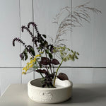 Textured Porcelain Ikebana Bowl - Bloomist