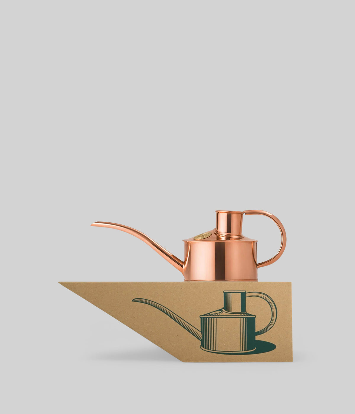 Gift boxed copper watering can crafted in Smethwick England from solid copper
