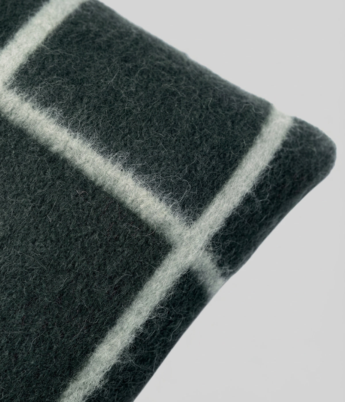 Umi square pillow in Darkest Spruce