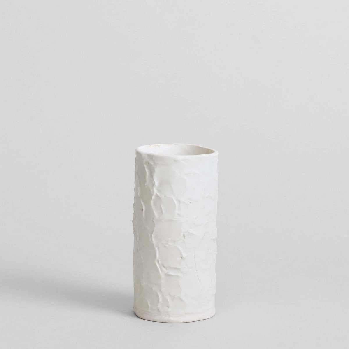 Stucco Textured Porcelain Vase