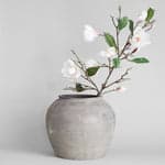 Vintage Grey Vase - Bloomist