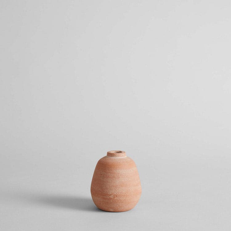 Terra Cotta Bud Vase, Whitewash - Bloomist