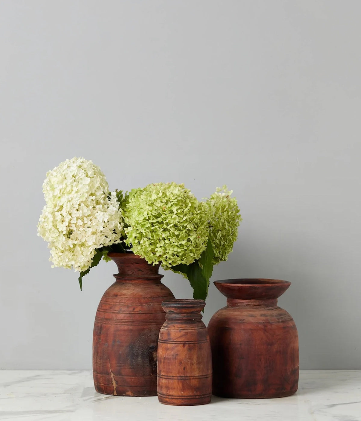 Vintage Wood Jug Vase - Thumbnail 2