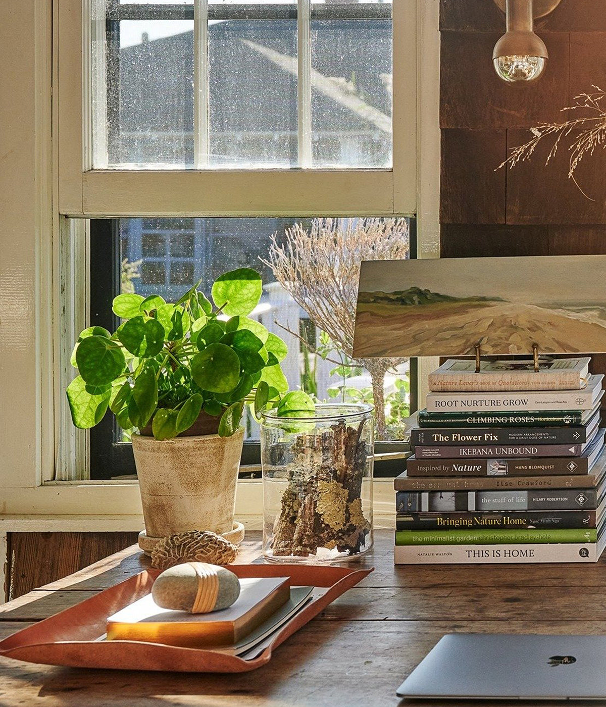 planter sets indoor White Patina Planters and Trays Bundle