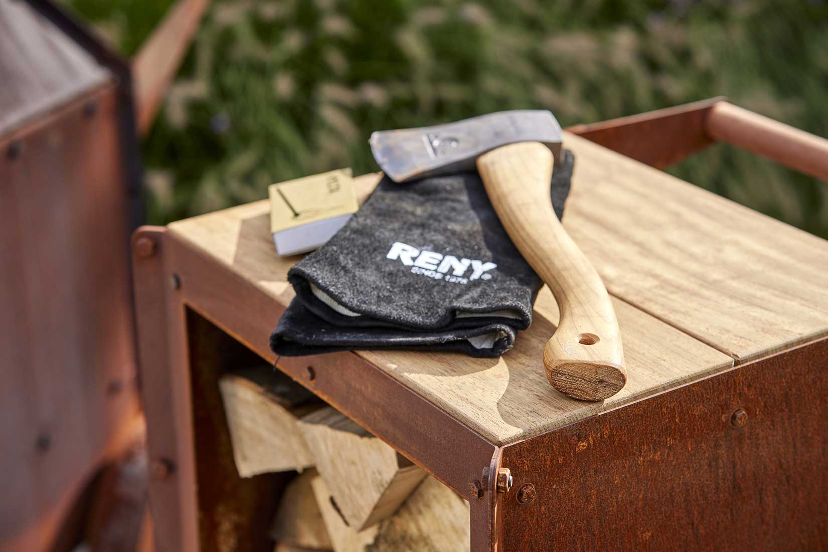 Mobile Ker Firewood Storage Cart