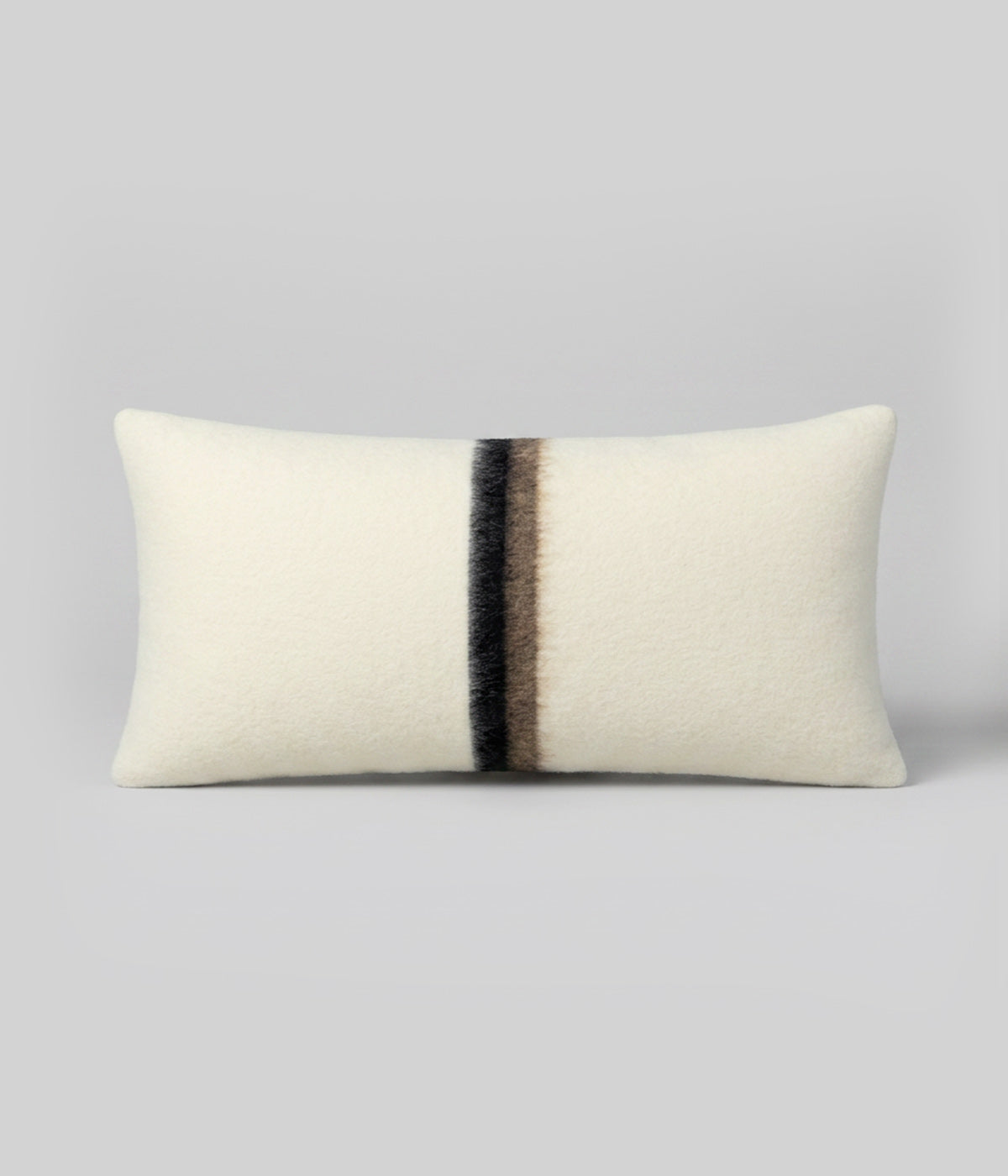 Yama pillow Earth showing near-black center in the gradient stripe