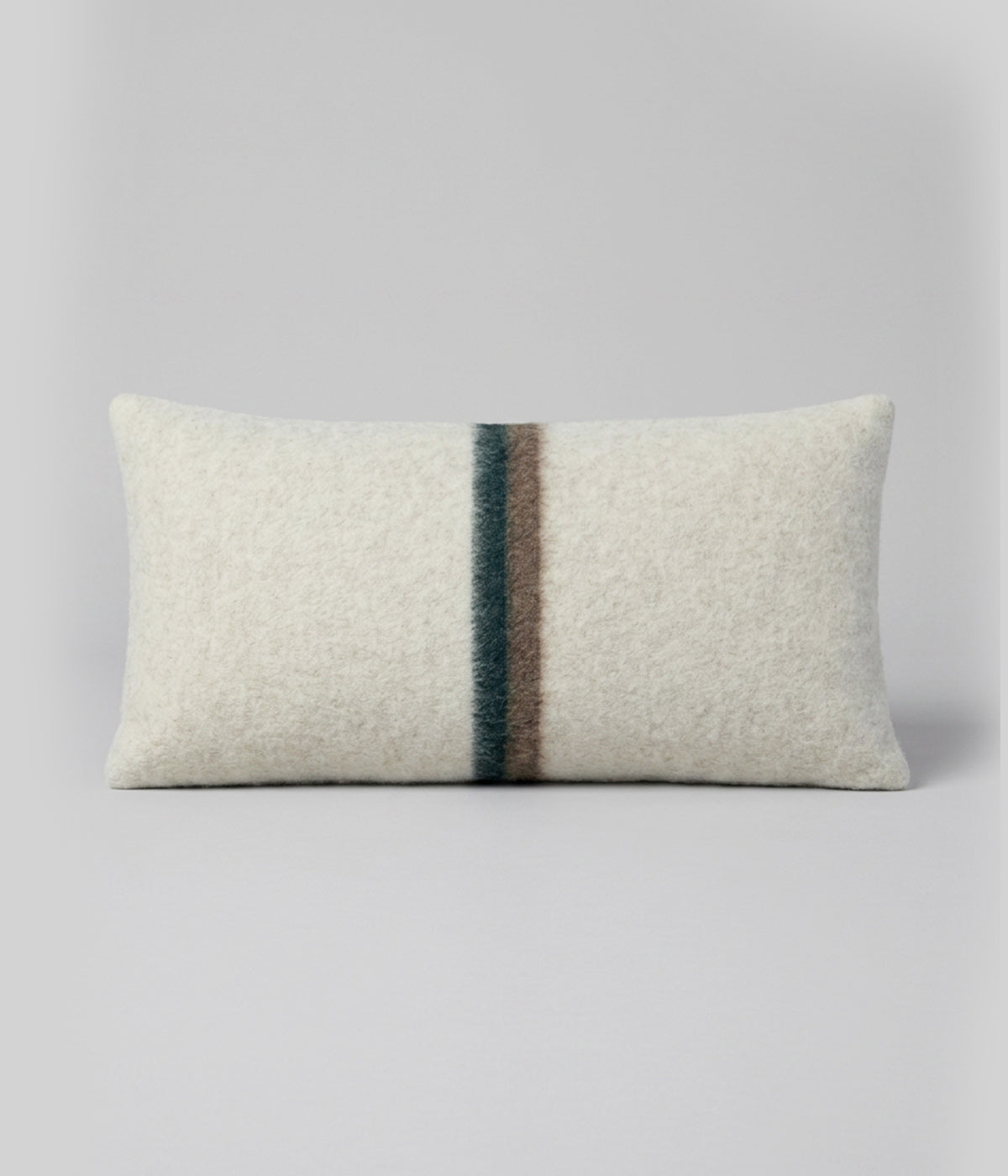 Yama lumbar Forest colorway showing gradient stripe centered on face