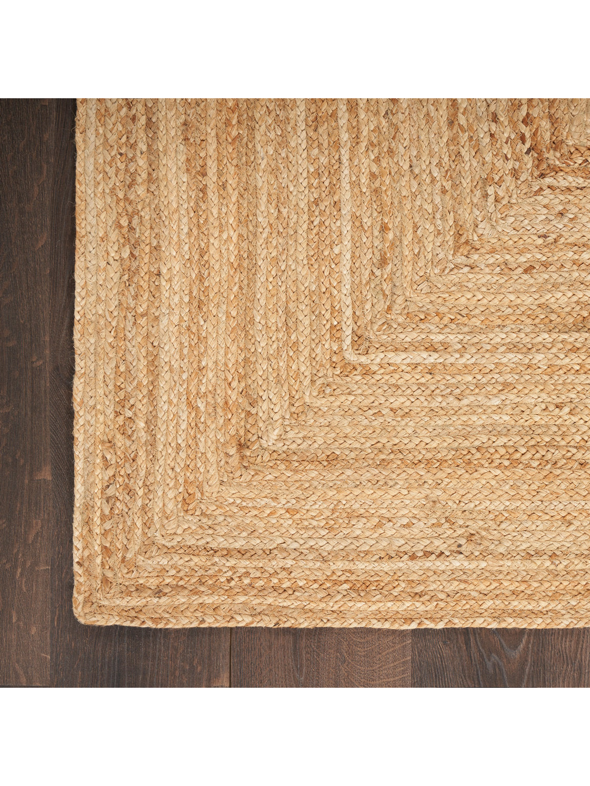 Natural Jute NJT03 Solid Farmhouse Natural Area Rug