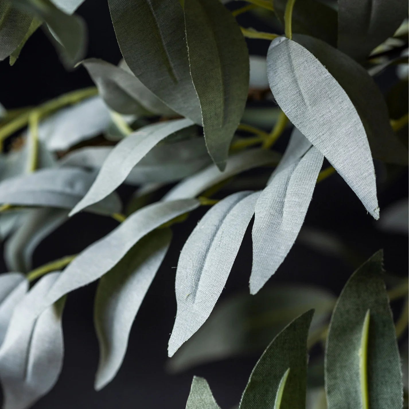 green artificial willow stem