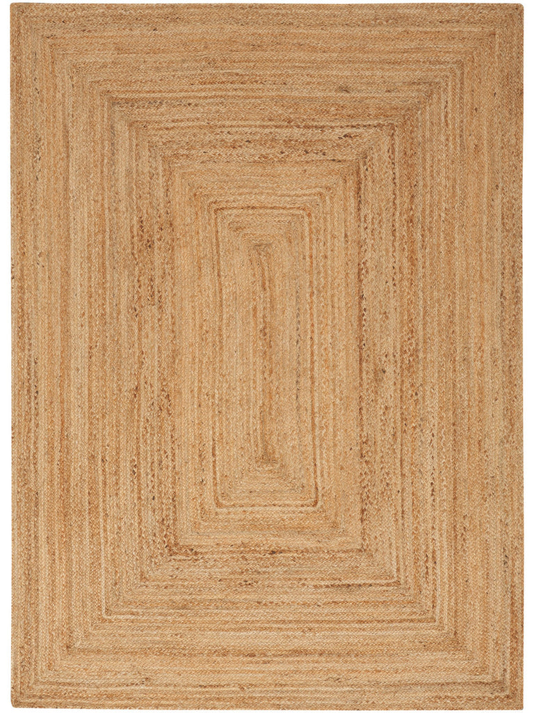 Natural Jute NJT03 Solid Farmhouse Natural Area Rug