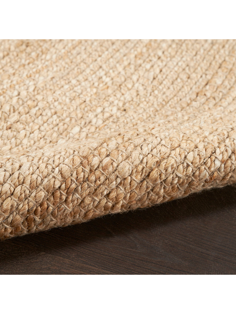 Natural Jute NJT01 All-over design Farmhouse Bleached Area Rug