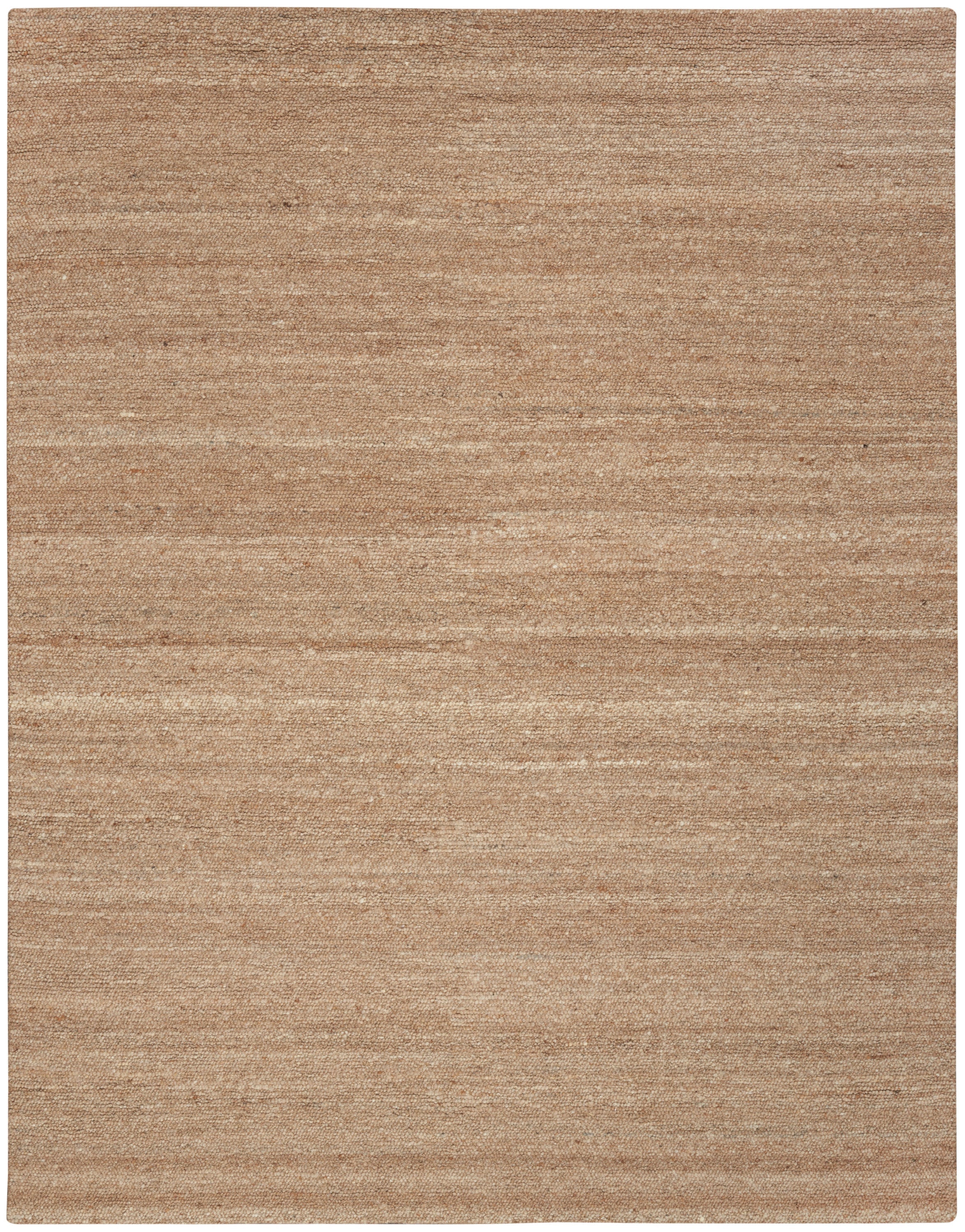 Alanna Solid Farmhouse Beige Area Rug