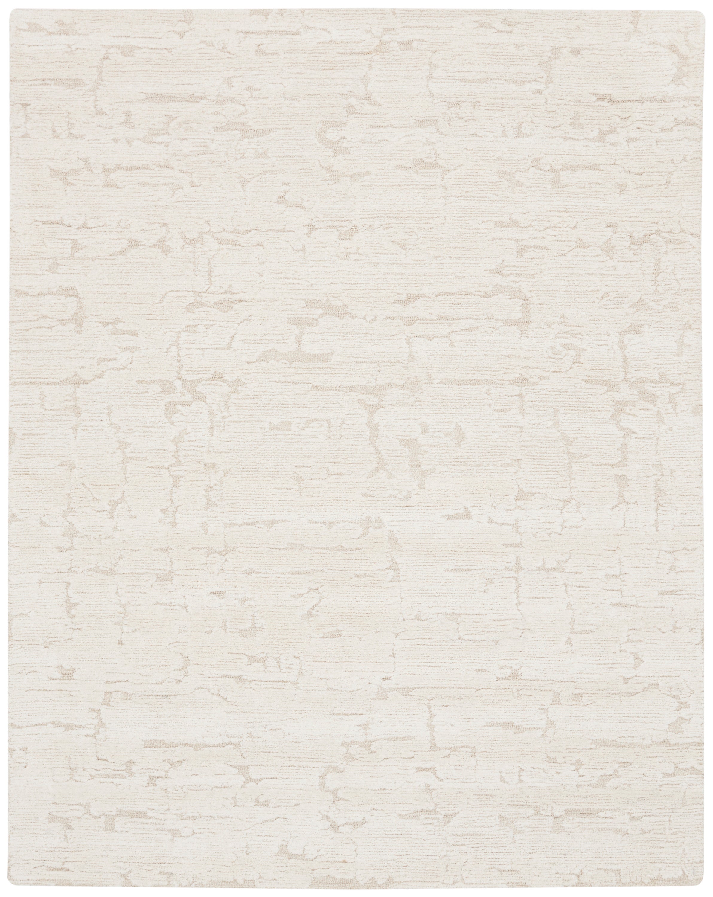 CK009 Sculptural SCL01 Abstract Modern Ivory Area Rug