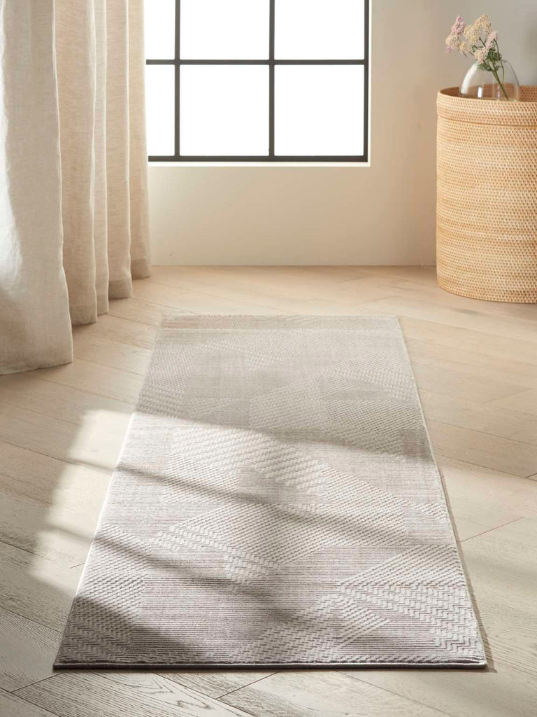 Calvin Klein Orlando Linear Grey/Beige Area Rug