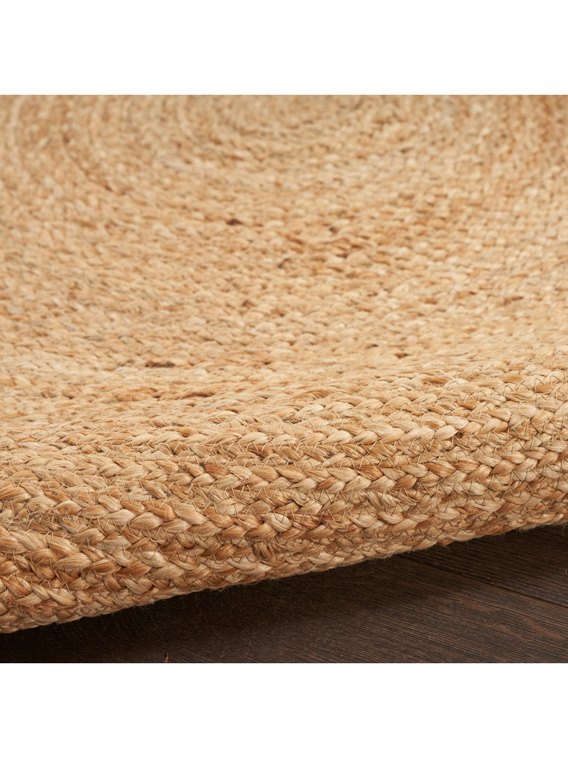 Natural Jute NJT03 Solid Farmhouse Natural Area Rug