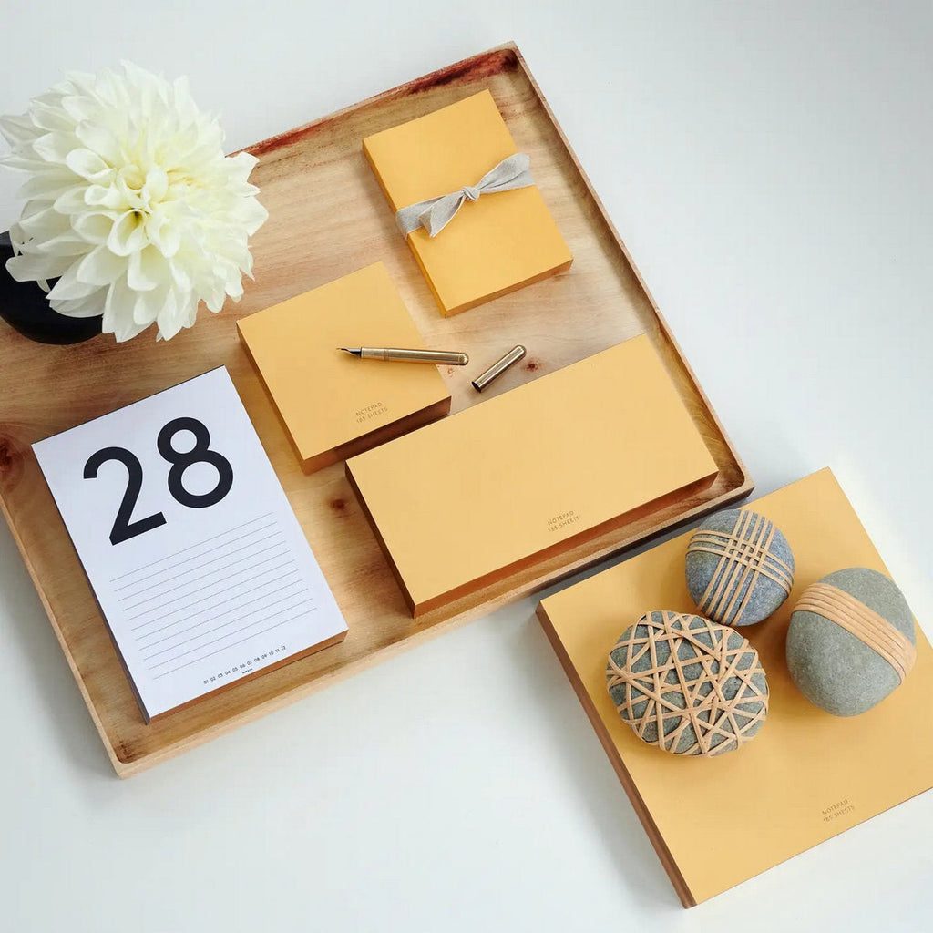 Yellow Notepad with Gilded Edges - Bloomist