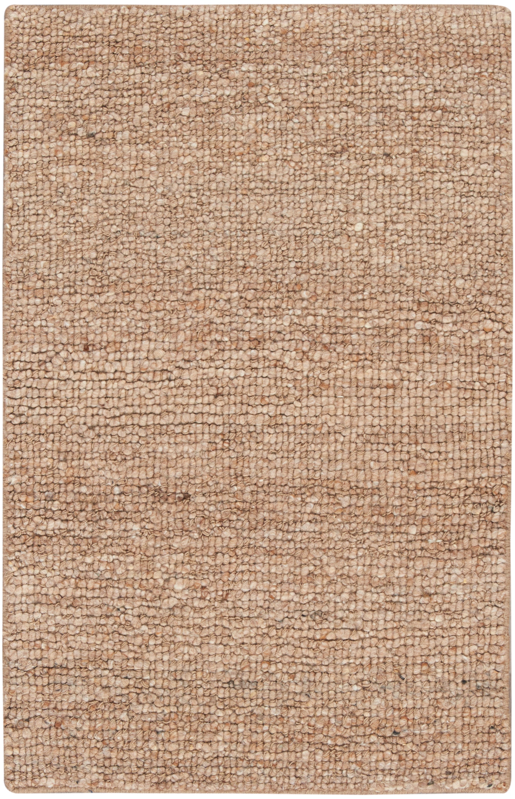 Alanna Solid Farmhouse Beige Area Rug