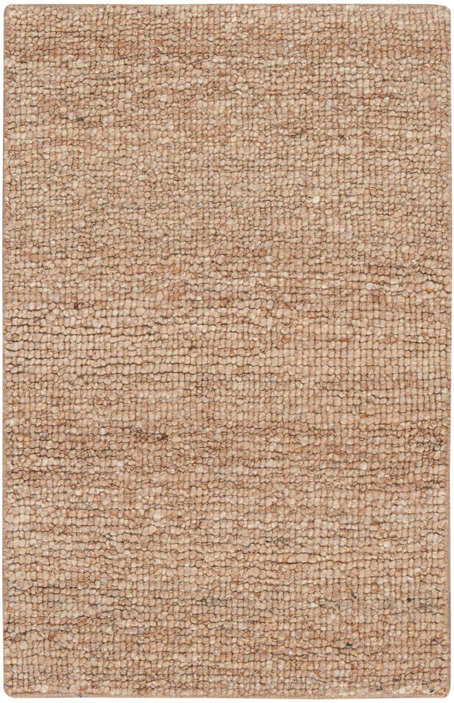 Alanna Solid Farmhouse Beige Area Rug