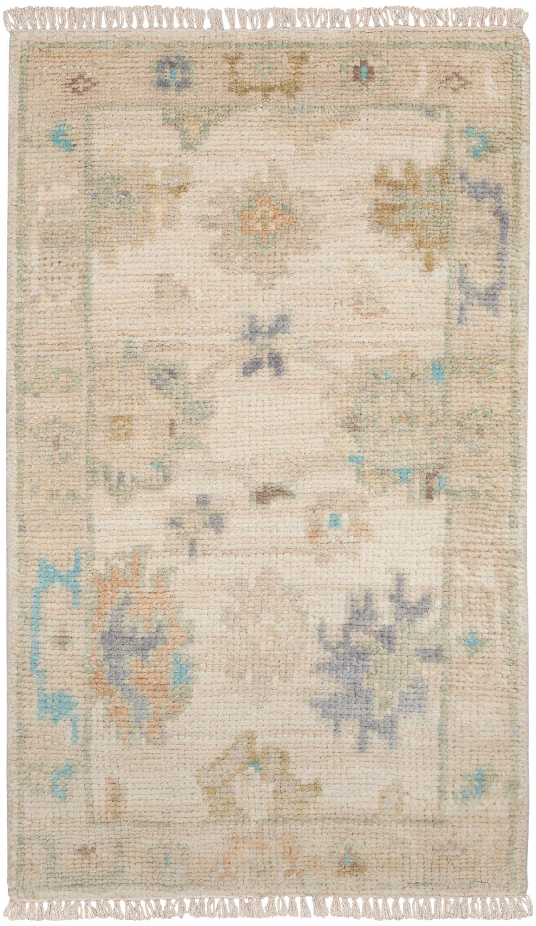 Odessa ODS06 Floral Vintage Ivory Multicolor Area Rug