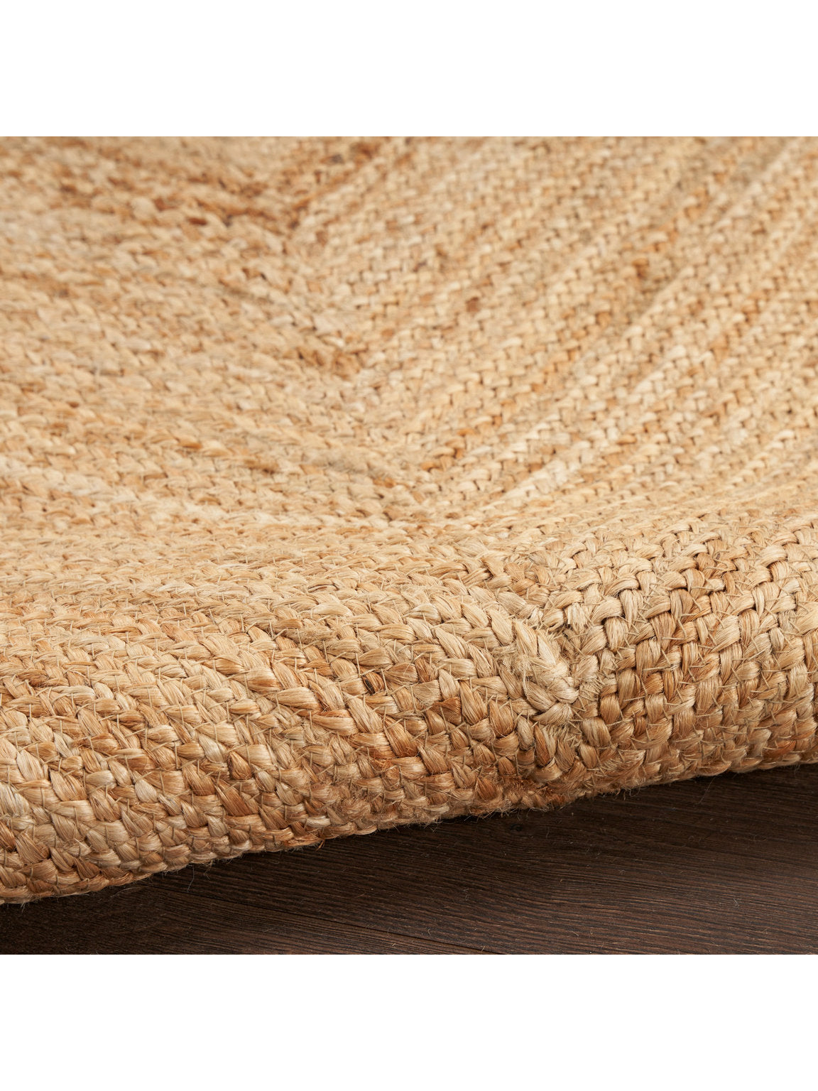 Natural Jute NJT03 Solid Farmhouse Natural Area Rug