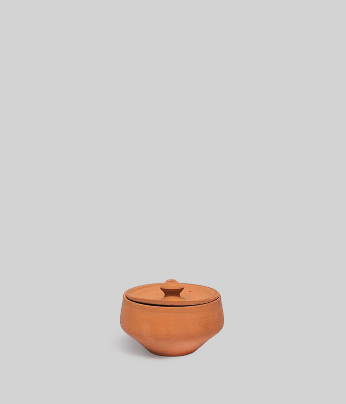 small terra cotta pot with lid for kitchen decor