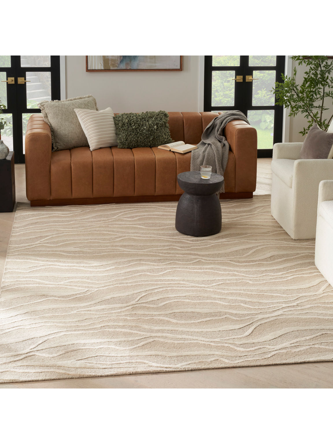 Divine DIV12 Abstract Modern Saddle Area Rug