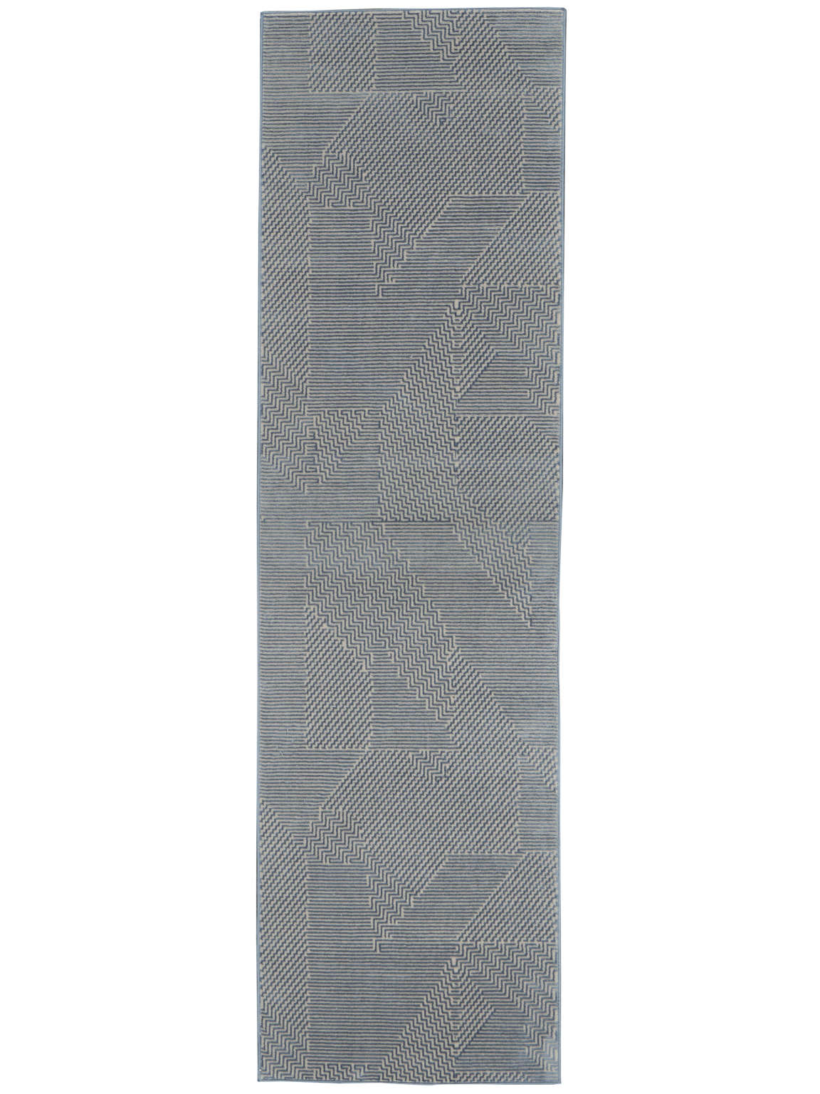 Calvin Klein Orlando Linear Grey/Blue Area Rug