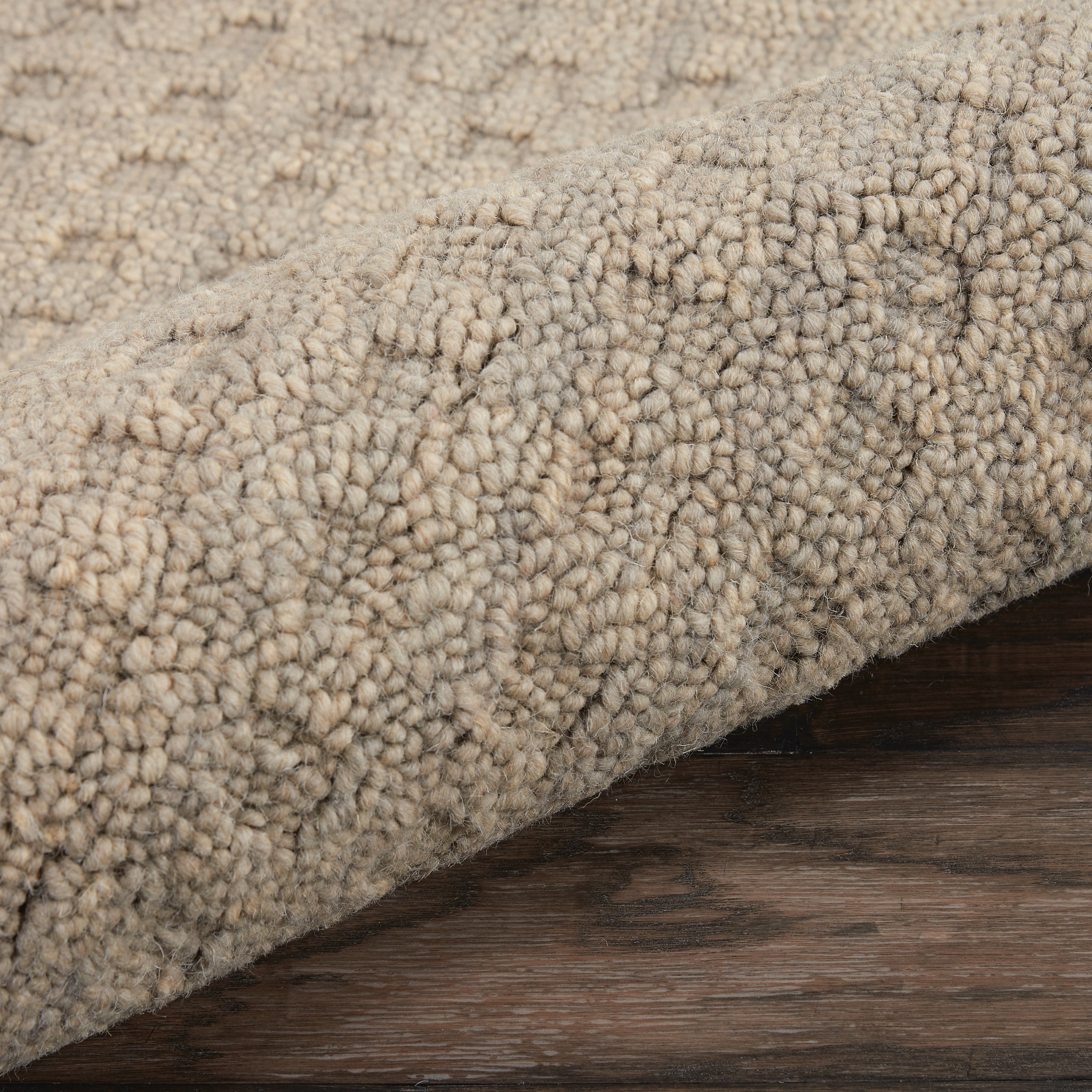 Perris Solid Taupe Area Rug