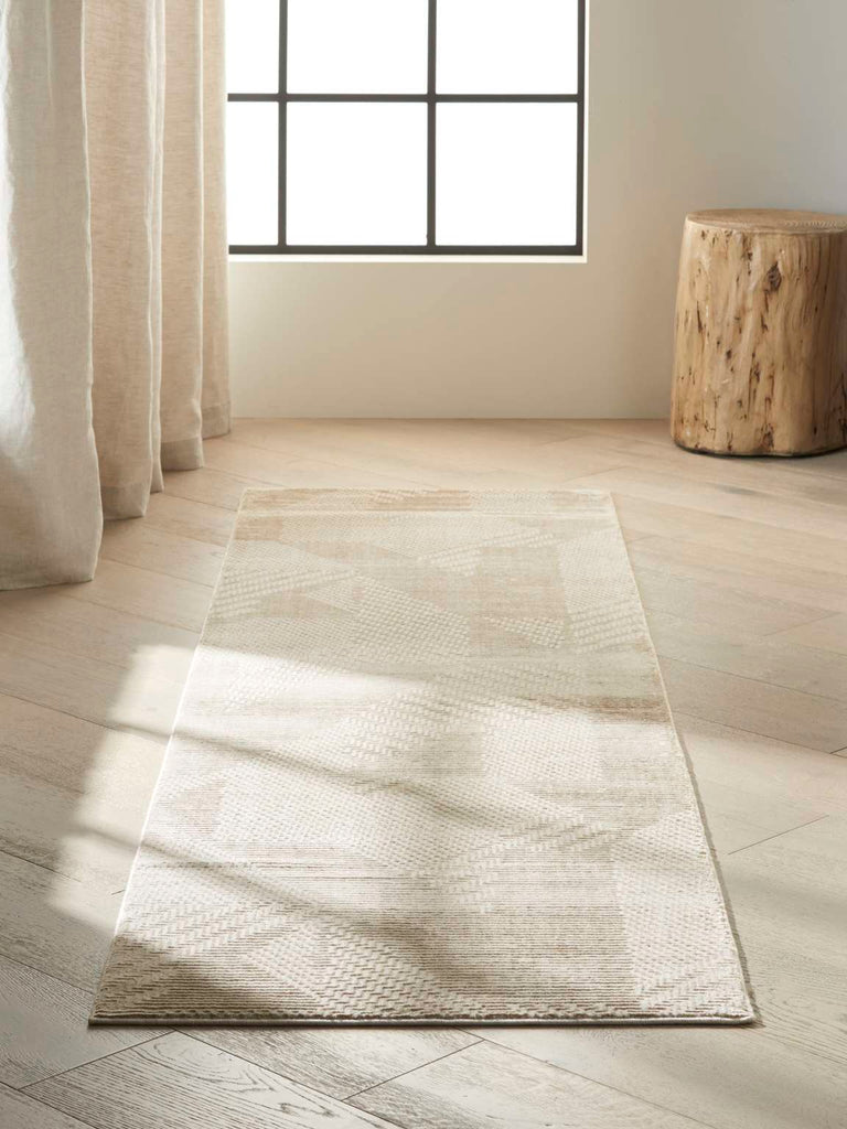 Calvin Klein Orlando Linear Grey/Saffron Area Rug