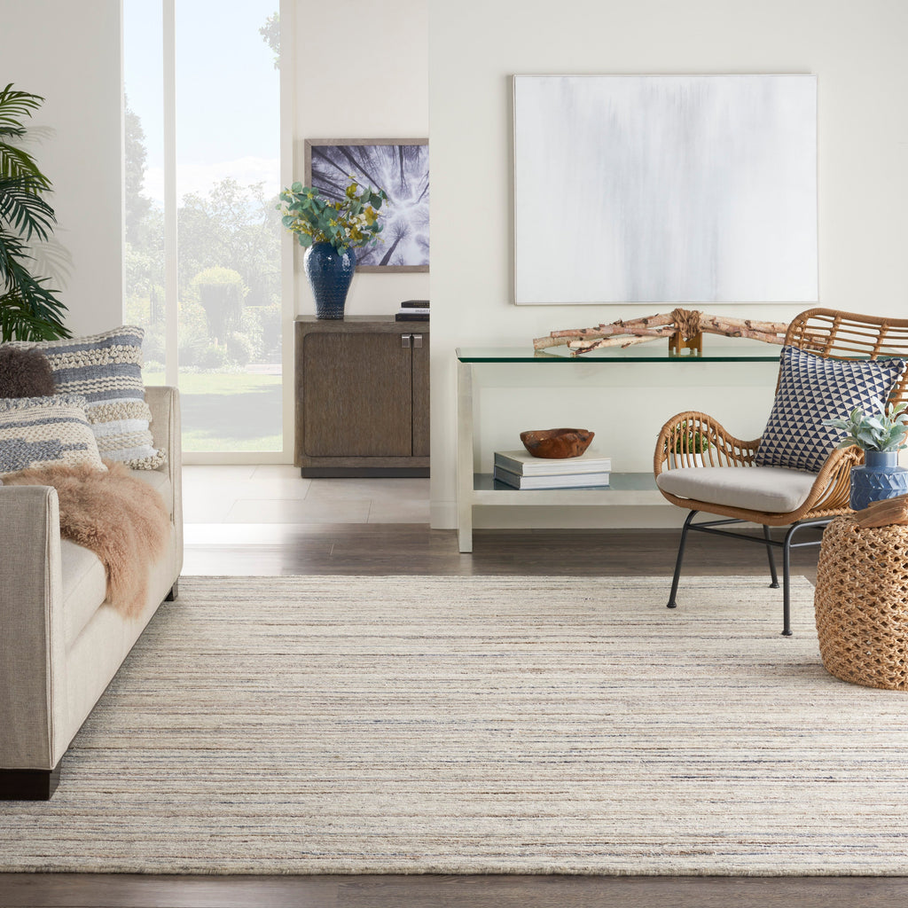 Plateau PAE01 Textured Modern Ivory Area Rug