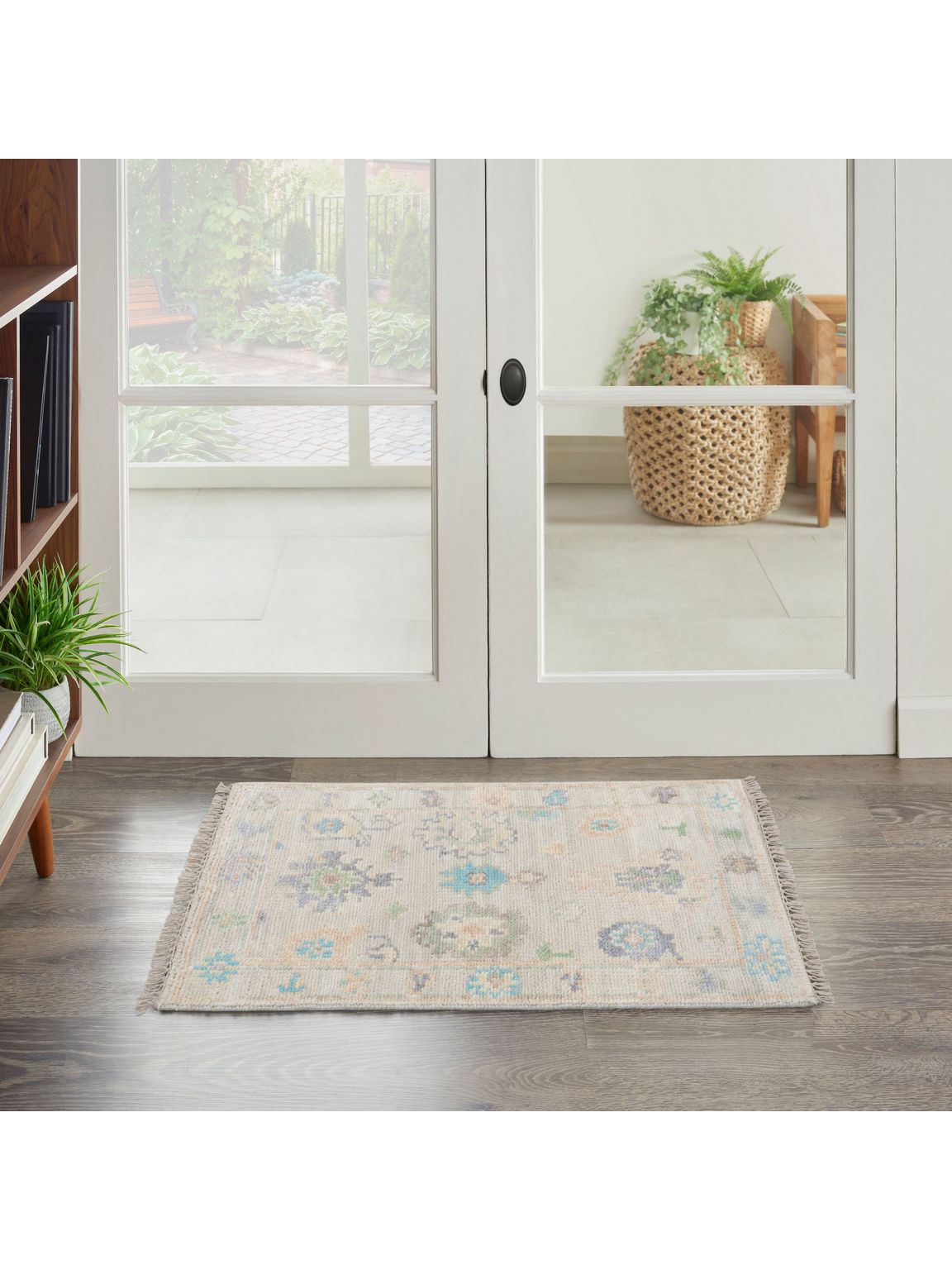 Odessa ODS07 Floral Vintage Ivory Multicolor Area Rug