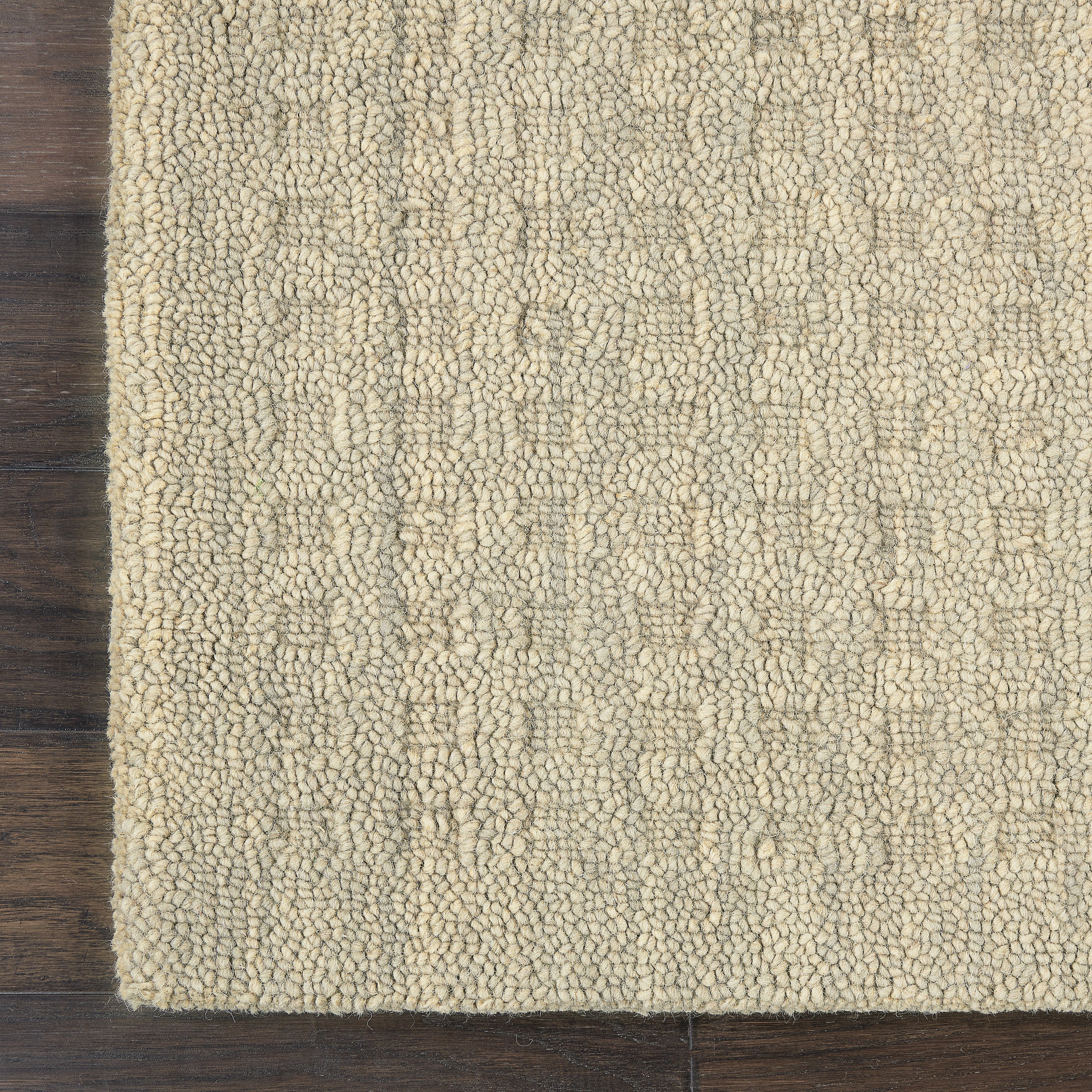 Perris Solid Taupe Area Rug