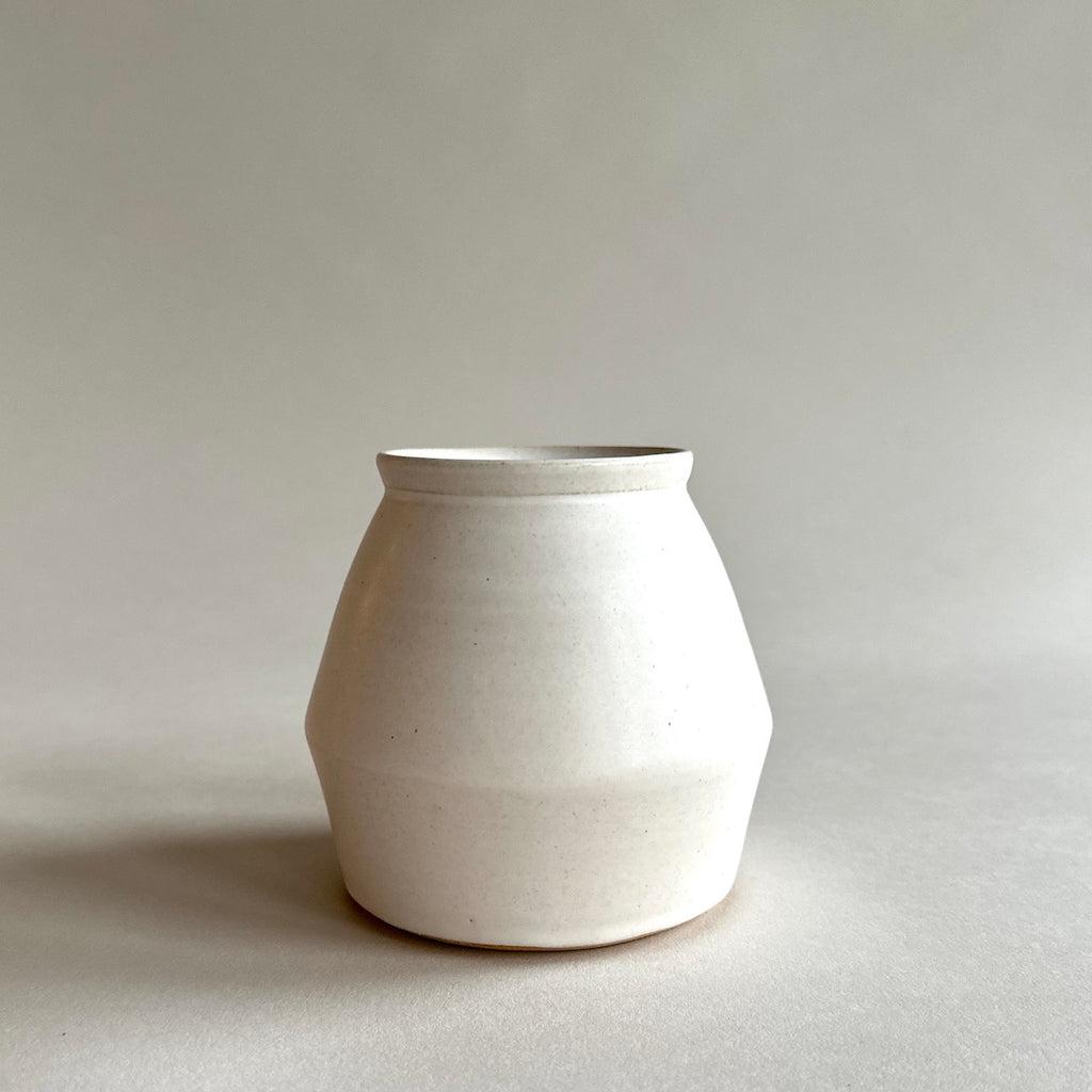 No.4 White Stoneware Vase